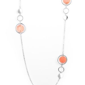 Laguna Lounge - Orange Necklace